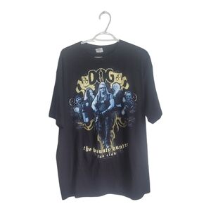 Black Dog the Bounty Hunter Fan Club T-Shirt 2008 Anvil Blue Bar XL